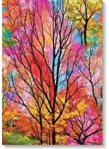 Autumn Wall Art Multicolour 40x60cm