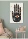 Hand Wall Art Multicolour 40x60cm