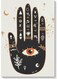 Hand Wall Art Multicolour 40x60cm