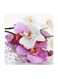 Pink Flower MDF Wall Art Multicolour 30x30cm