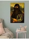 Mona lisa Hijab Wall Art Multicolour 40x60cm