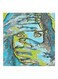 Silence MDF Wall Art Black/Green/Blue