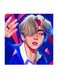 BTS Boy Band MDF Wall Art Multicolour 30x30centimeter