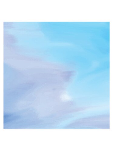 Gradient Wall Art Blue 30x30cm