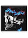 Skull Themed Wall Art Black/Grey/Blue 30x30cm