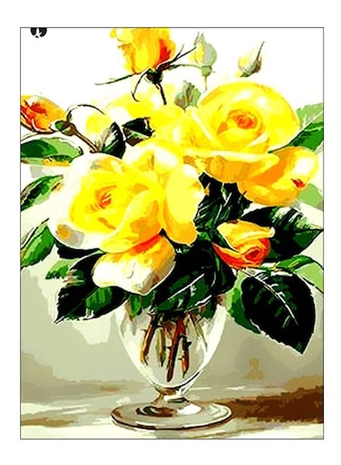 Printed Decorative Wall Art Plate Multicolour 20cm