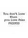 Fake Friends Themed Wall Art White/Black 30x30cm