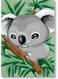 Koala Wall Art Multicolour 40x60cm