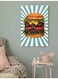 Double Cheeseburger Wall Art Multicolour 40x60cm