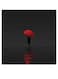 Umbrella Themed Wall Art Grey/Black/Red 30x30cm