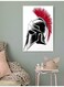 Spartan Mask Wall Art Multicolour 40x60cm