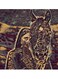 Women With Horse MDF Wall Art Multicolour 30x30cm