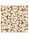 Guitar And Drum Themed Wall Art White/Brown/Green 30x30cm