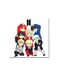 BTS Squad Anime Wall Art Painting Multicolour 30 x 30centimeter
