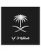 Saudi Arabia Kingdom Logo MDF Wall Art Black/White