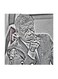 King Abdullah of Jordan MDF Wall Art Multicolour 30x30cm