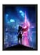 Digital Wall Art Poster Frame Neon City Lights 30X40 cm