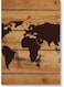 Map Of The World Wall Art Multicolour 40x60cm