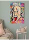 Einstein Pop Wall Art multicolour 40x60cm