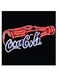 Coca Cola By Neon Themed Wall Art Black/Red/White 30x30cm