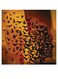 Bird Themed Wall Art Yellow/Orange/Black 30x30cm