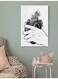 Hold On Your Heart Wall Art Painting Black/White 40x60cm