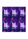 BTS Boy Band MDF Wall Art Multicolour 30x30cm