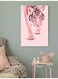 Tiger Wall Art Multicolour 40x60cm