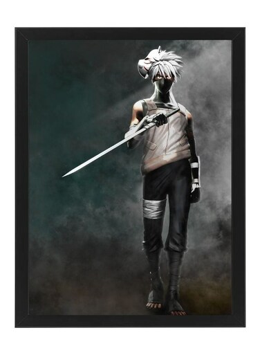 Digital Wall Art Poster Frame Kakashi Hatake 21X30 cm
