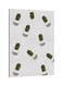 Printed Framed Canvas Wall Art White/Green 60x80centimeter