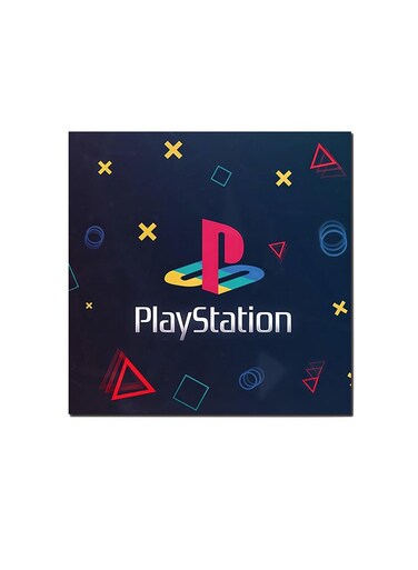 PlayStation Wall Art Painting Black/White/Red 30 x 30centimeter