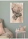 Deer Wall Art Multicolour 40x60cm