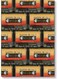 Cassettes Printed Wall Art Multicolour 40x60cm