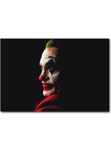 Joker Wall Art Black/Red 40x60cm