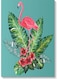 Flamingo Themed Wall Art Painting Multicolour 40x60cm