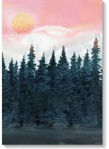 Decorative Wall Art Painting Multicolour 40 x 60cm