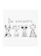 Be Awesome MDF Wall Art Multicolour 30x30cm