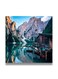 Decorative MDF Wall Art Painting Multicolour 30 x 30cm