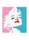 Marilyn Monroe MDF Wall Art Multicolour 30x30cm