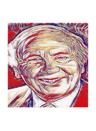 Nizar Qabbani MDF Wall Art Multicolour 30x30cm