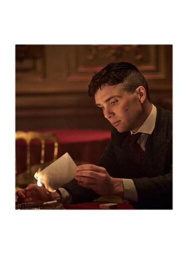 Thomas Shelby MDF Wall Art Multicolour 30x30centimeter