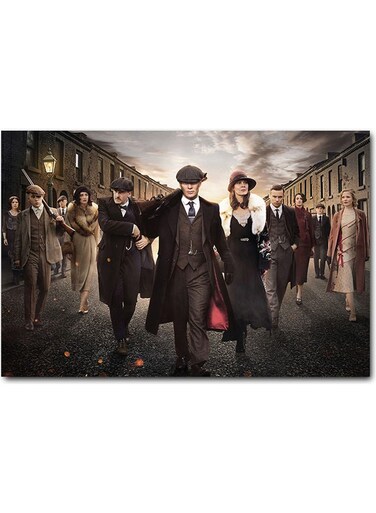 Peaky Blinders Wall Art Multicolour 40x60cm