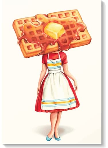 Biscuit Wall Art Multicolour 40x60cm