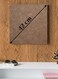 Nawal El Kuwaitia MDF Wall Art Grey/Black