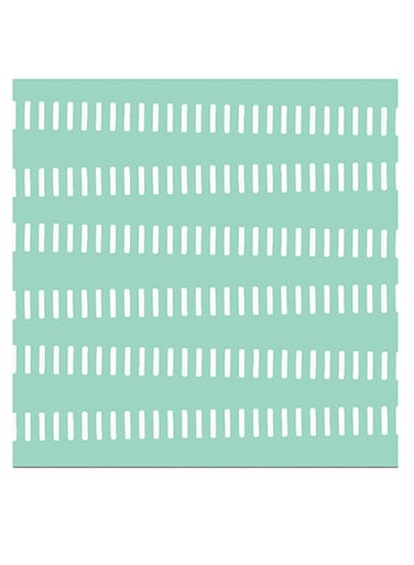 Printed Wall Art Green/White 30x30cm