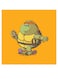 Ninja Turtles Printed Wall Art Yellow/Green/Purple 30x30cm