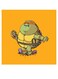Ninja Turtles Printed Wall Art Yellow/Green/Purple 30x30cm