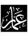 Ammar Printed Wall Art Black/White 30x30cm