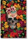 Skull Wall Art Multicolour 40x60cm