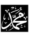 Mohammad Wooden MDF Wall Art multicolour 30x30cm